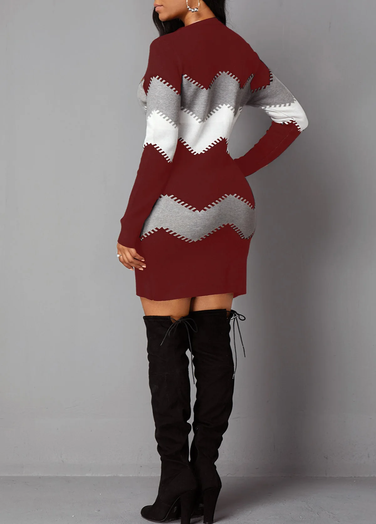 2024 Autumn Women Dress Hip Vintage Strip Befree Large Size Big Sexy Boho Casual Party Elegant Dresses for Women S-5XL