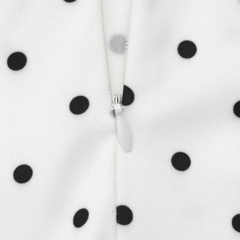 Elegant Polka Dot Long Dress Women's High Waist A-line Maxi Dresses Evening Party Summer Holiday Resort Blue Black Green White