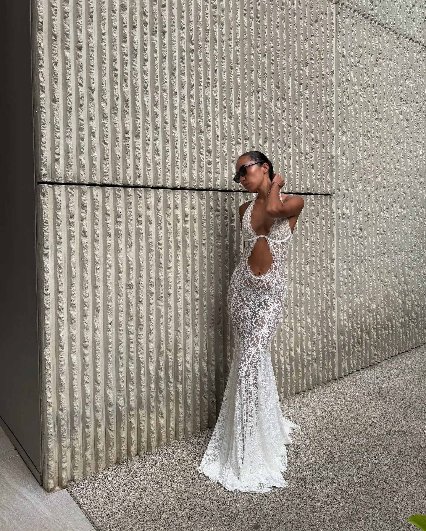 White Lace Hollow-out Halter Dress Women Sexy Sleeveless Off-shoulder Backless Maxi Vestidos 2026 Lady Vacation Beach Gowns 2026