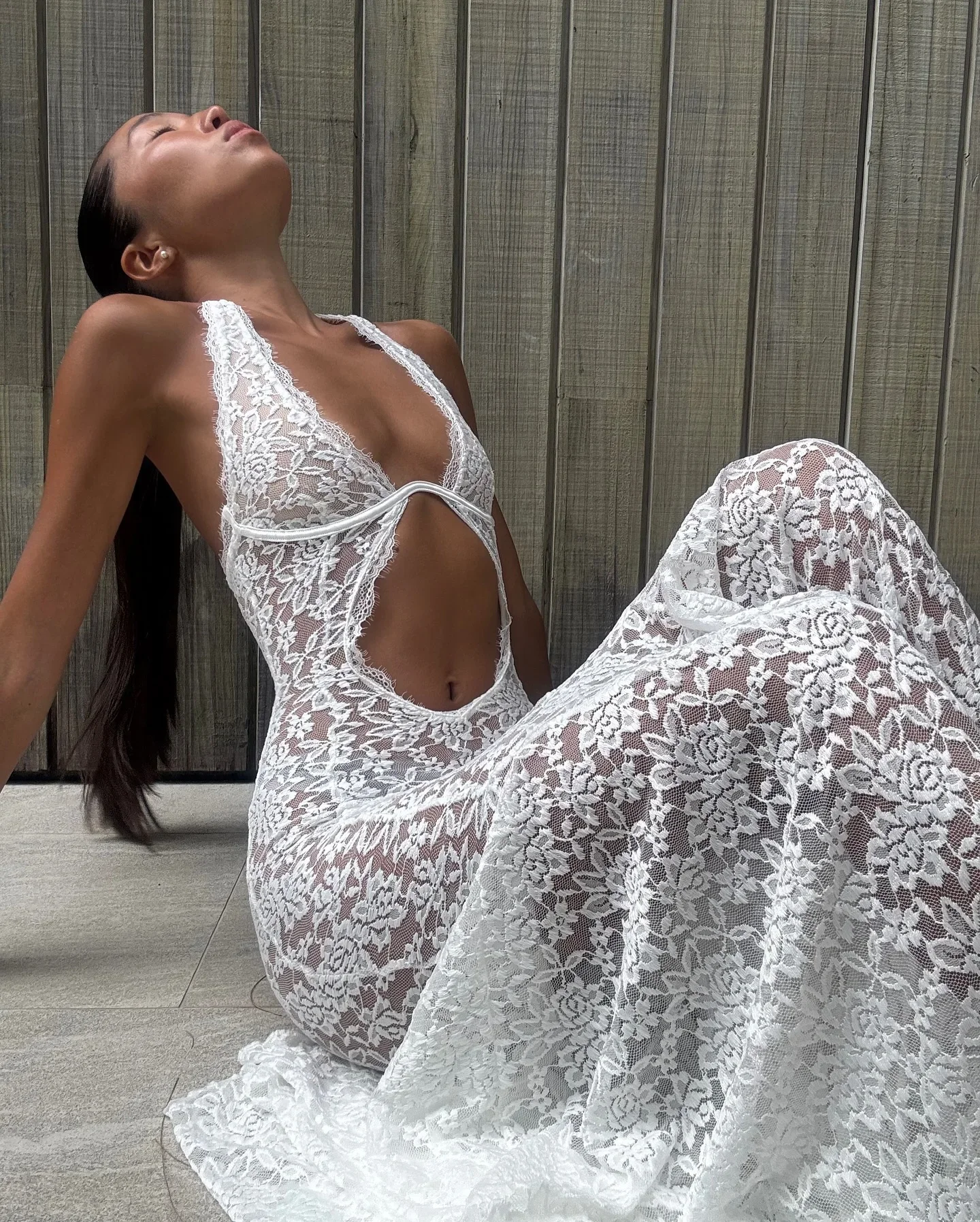 White Lace Hollow-out Halter Dress Women Sexy Sleeveless Off-shoulder Backless Maxi Vestidos 2026 Lady Vacation Beach Gowns 2026