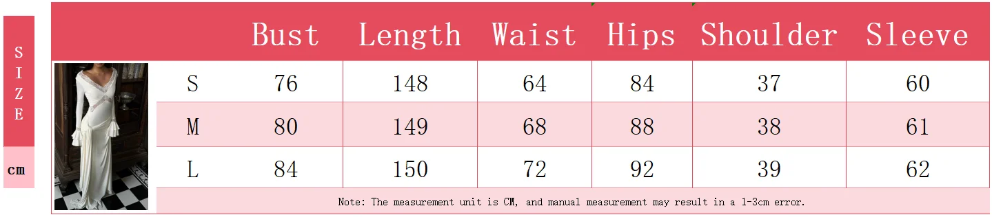 Elegant Curvy White Long Sleeve Dress Women's Sexy V Neck Lace Backless Maxi Dresses Winter Autumn Evening Female Clothing 2026