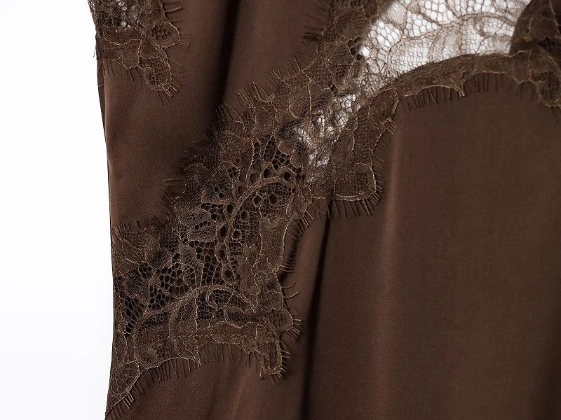 MUJER 2025 Lace Slip Dress Woman Black Backless Short Dresses for Women Asymmetric Party Women's Summer Dress Satin Sexy Dresses