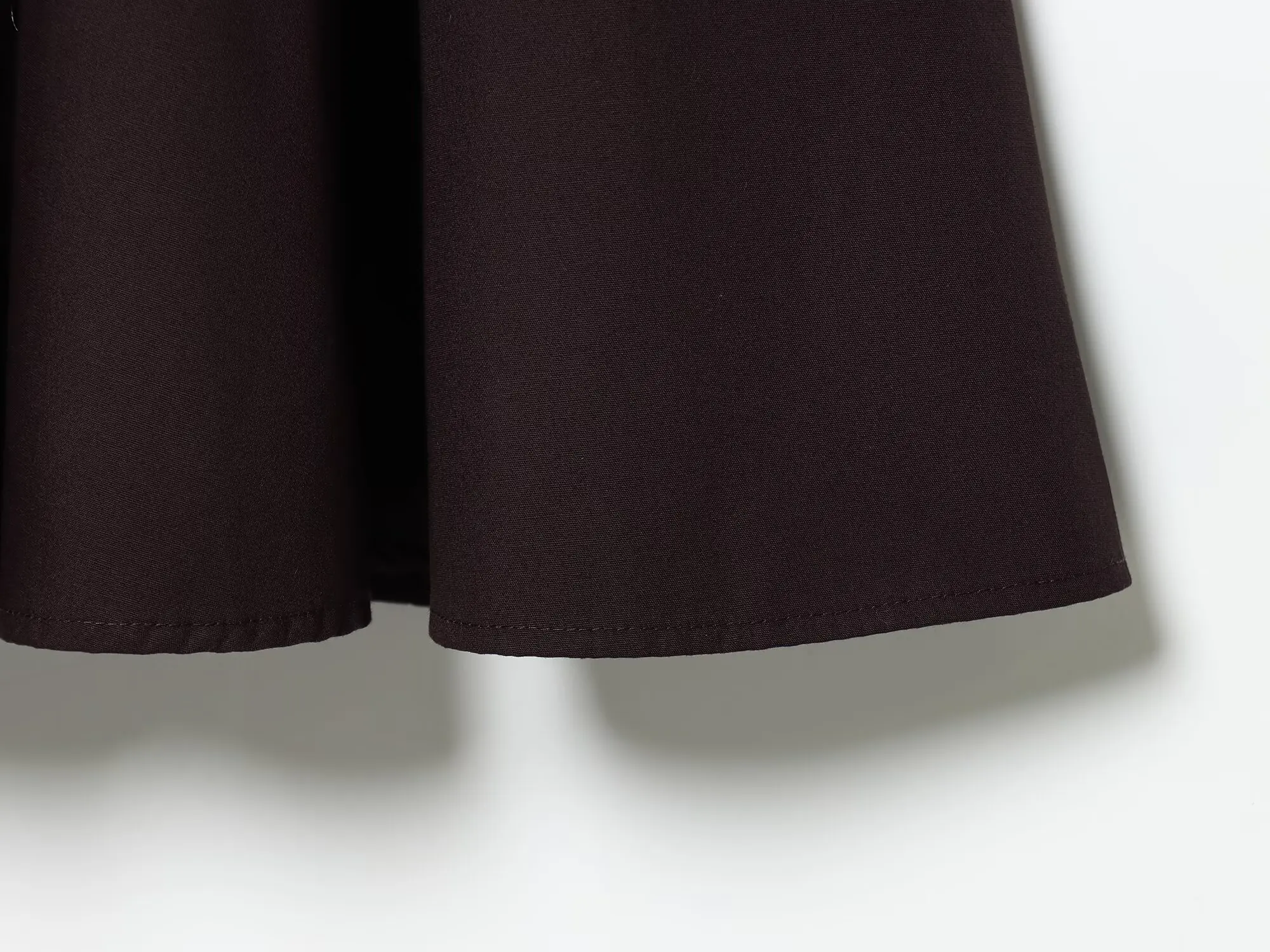 HH 2026 Women Summer Fashion Solid Midi Dress Side Zipper Pleated Woman Ship-type Short Sleeved Stitching Holiday Party Dress