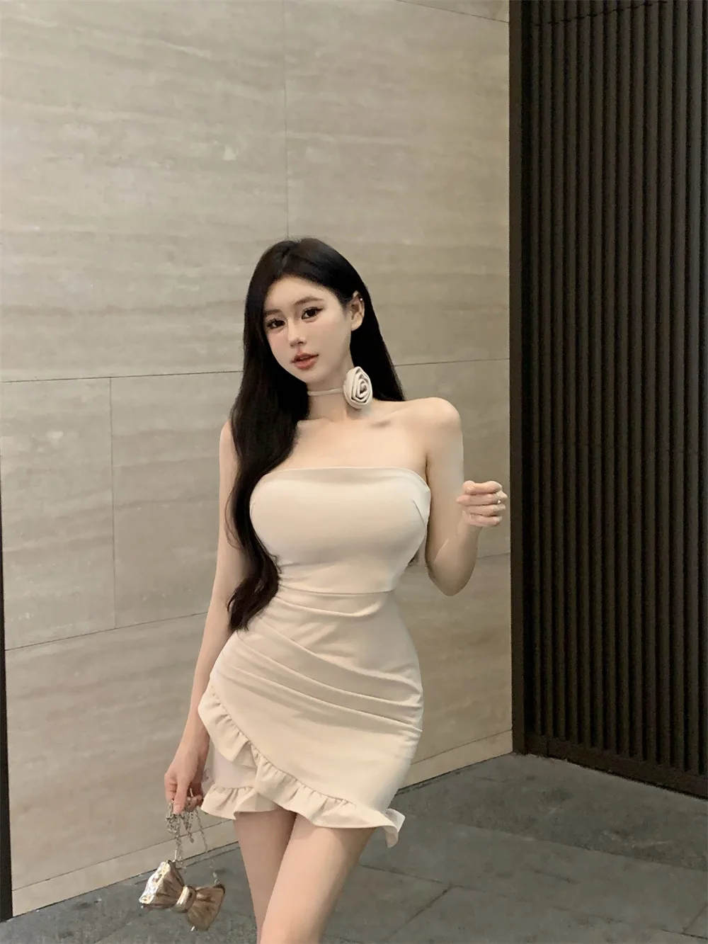 Sexy Sleeveless Party Mini Tight Female Dress Elegant and Pretty Chic Harajuku Korean Style Beach Fashion Women's Dresses