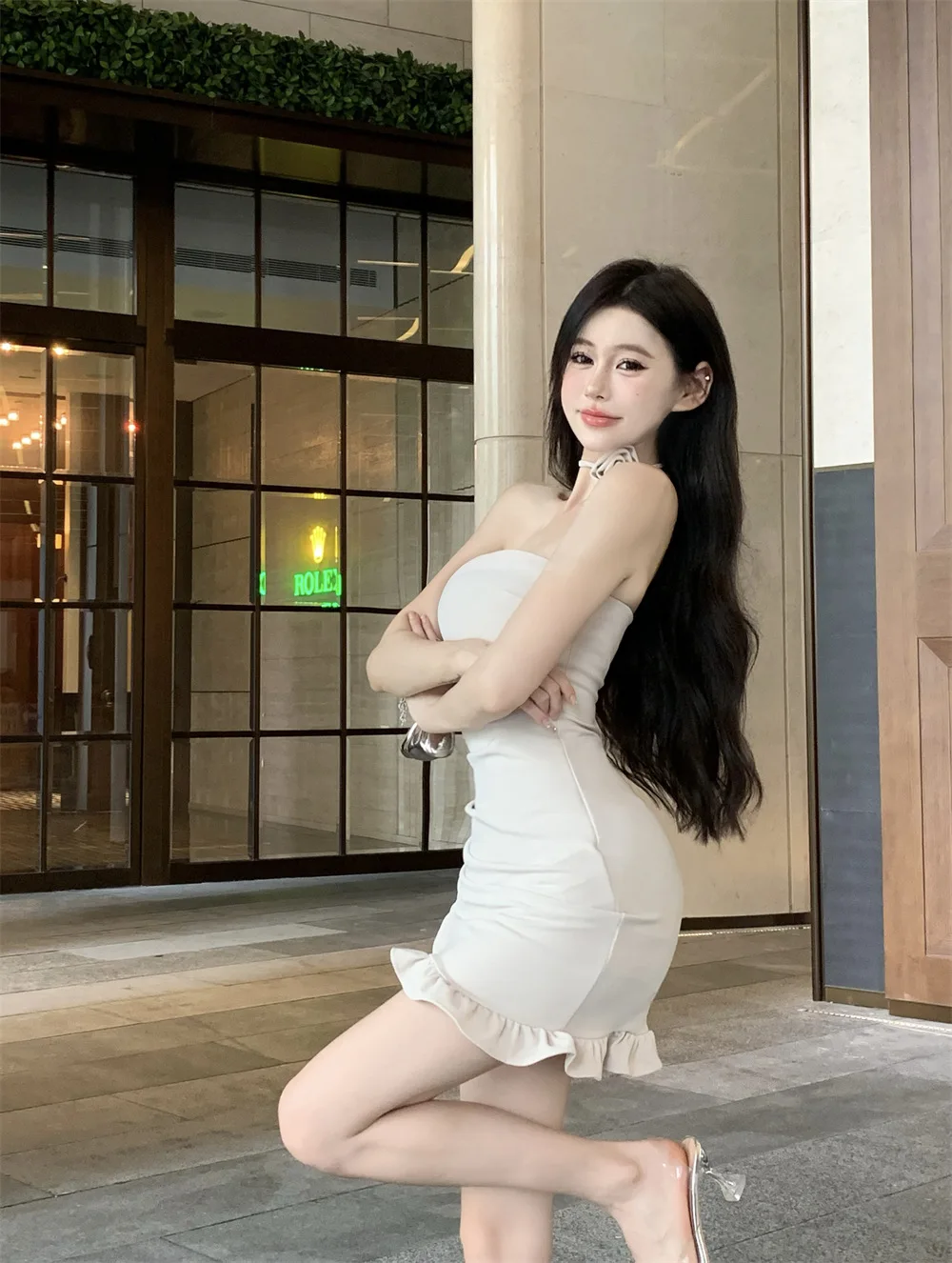 Sexy Sleeveless Party Mini Tight Female Dress Elegant and Pretty Chic Harajuku Korean Style Beach Fashion Women's Dresses