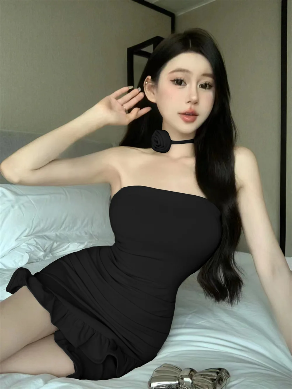 Sexy Sleeveless Party Mini Tight Female Dress Elegant and Pretty Chic Harajuku Korean Style Beach Fashion Women's Dresses