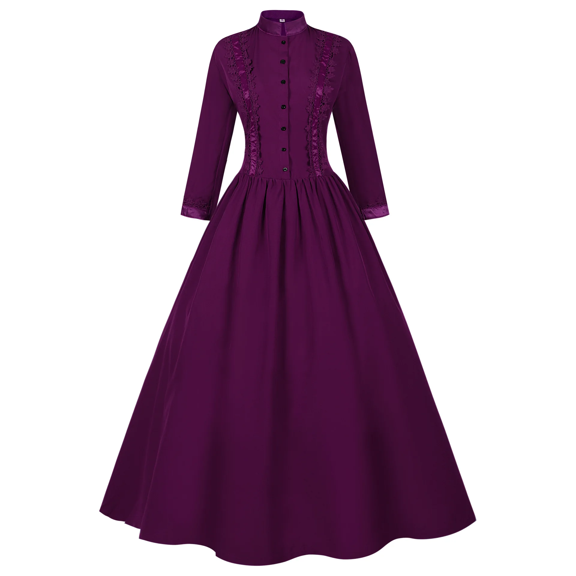 New Medieval Gothic Victorian Civil War Ball Gown Queen Princess Dress Masquerade Royal Gothic Elegant Vampire Bride Swing Dress