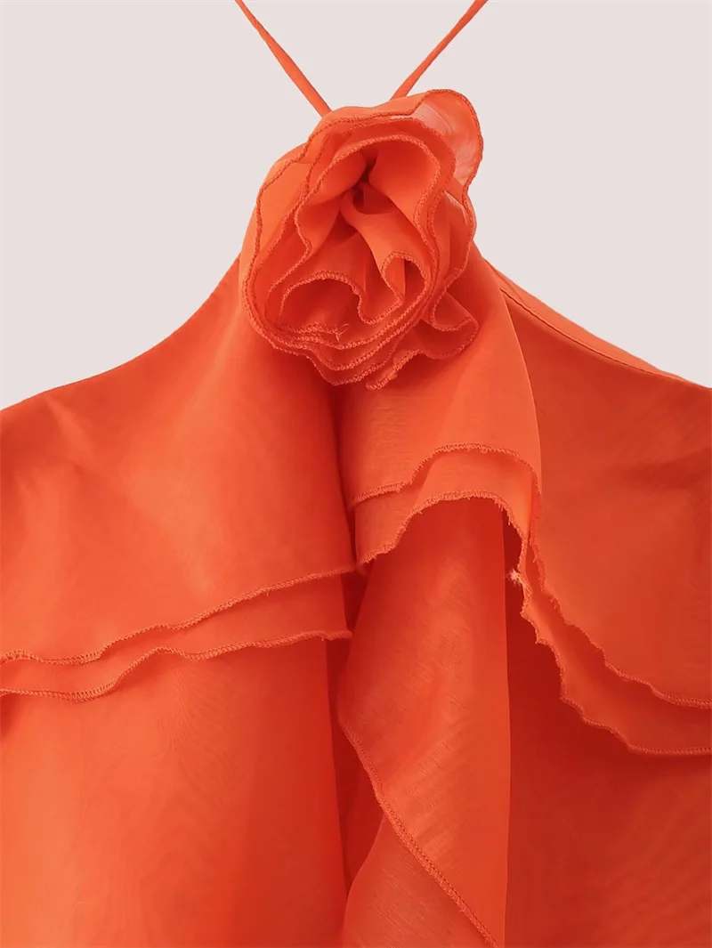 CM.YAYA Women Sleeveless Ruffles Loose Ball Gown Smock Strap Maxi Long Sexy Dress 2025 Birthday Vacation Party Dresses Vestidos