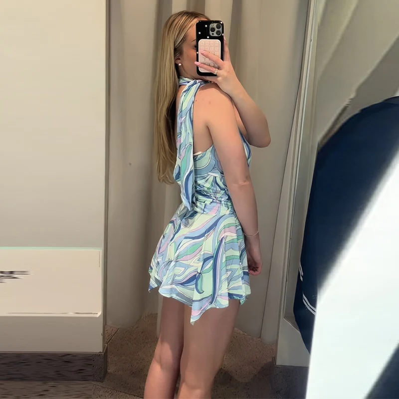 Sexy Hollow Out Long Party Dress Women Pleated Sleeveless Backless A-line Beach Dresses 2026 Summer Lady Chic Solid Holiday Robe