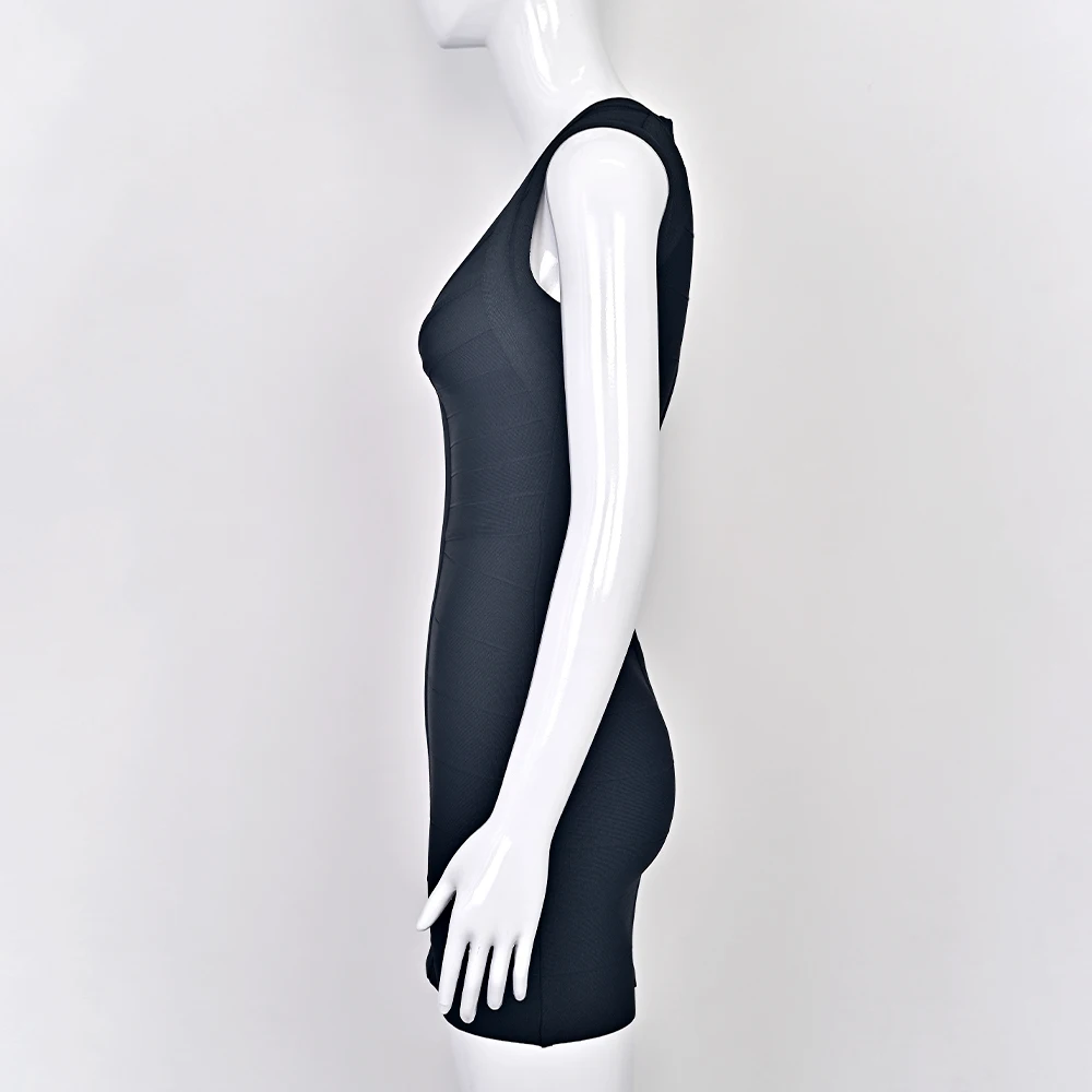 BEAUKEY Luxury Fashiong Trendy Pink Bandage Dress Plunge V Sexy Slim Evening Dresses Birthday Wedding Celebrity Lady Vestidos