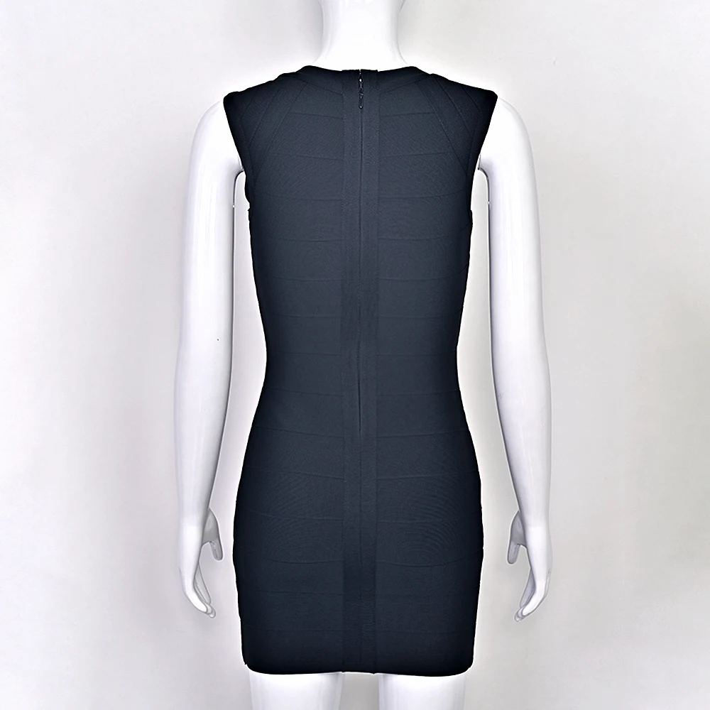 BEAUKEY Luxury Fashiong Trendy Pink Bandage Dress Plunge V Sexy Slim Evening Dresses Birthday Wedding Celebrity Lady Vestidos