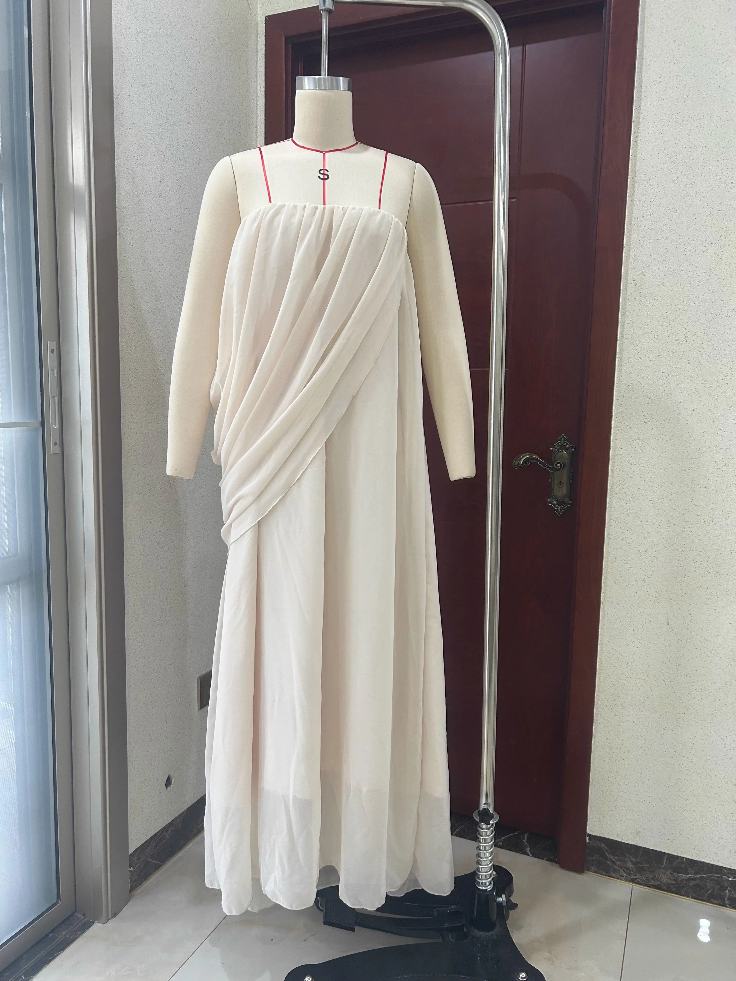 Sexy Strapless Pleated Maxi Dress Women Sleeveless Backless Ruched Loose Long Dresses 2026 New Elegant Beach Evening Party Robes