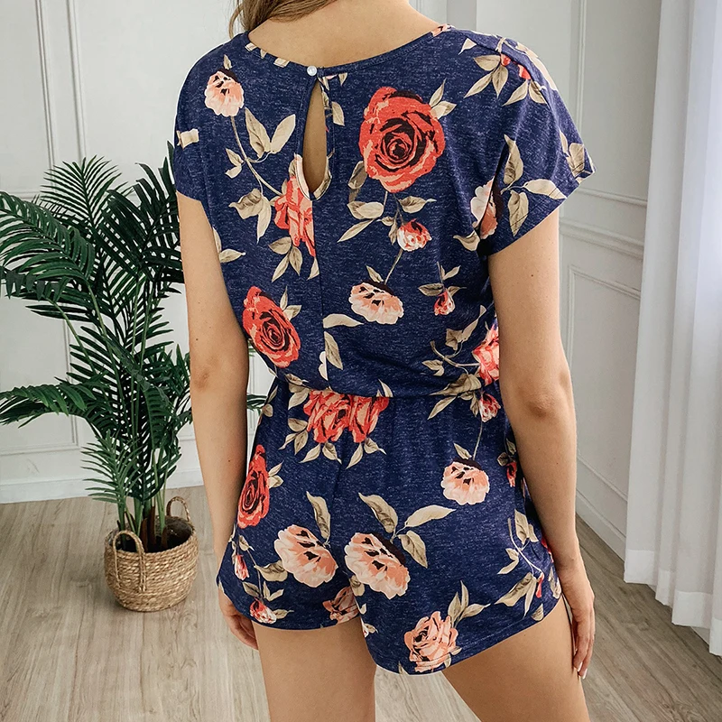 Customizable Women Dress Summer Sexy V-neck Casual Solid Dress