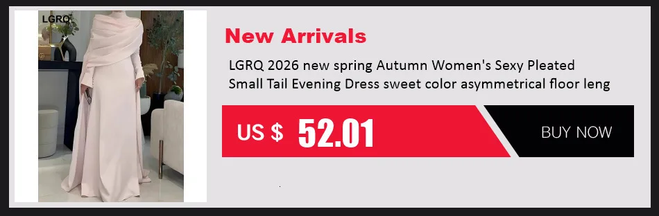 LGRQ early autumn turtleneck full sleeves shinny ruffles pullover Arabic styles floor length vacation dress female vestido