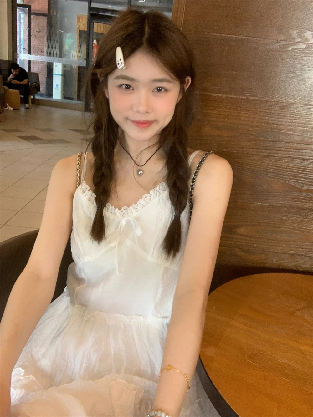 Korobov Lace Slip Dress Women's Clothing Summer A-line Puffy Skirt Y2k Vintage Short Dresses Korean Fashion Vestidos Para Mujer