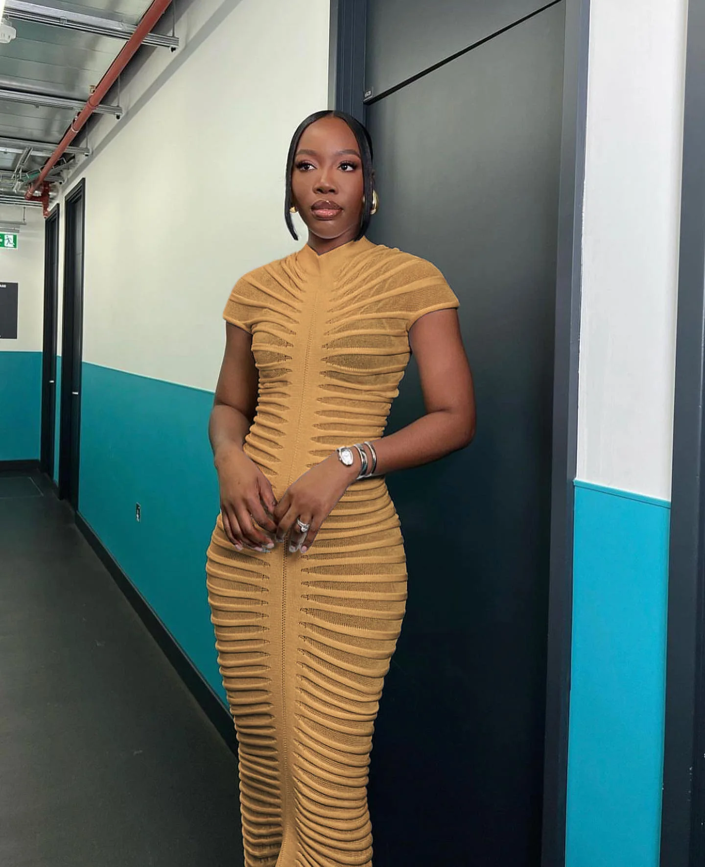 Sexy Bodycon Long Dress Women 2025 Summer Slim Fashion Short Sleeve Bandage Maxi Party Dresses Woman Skirt Elegant Vestidos