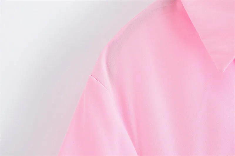 Women's Short Sleeve Shirt Dress With Casual Pockets Decoration Classic Long Dresses Summer Fashion Lapel Vestidos Para Mujer