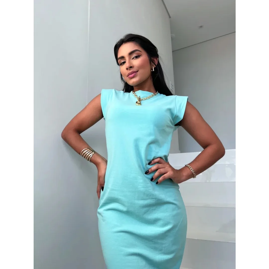 Sexy Sleeveless Cotton Dress Delicate Colors Soft Comfortable Fit Summer Date Night Casual Outfit for Women