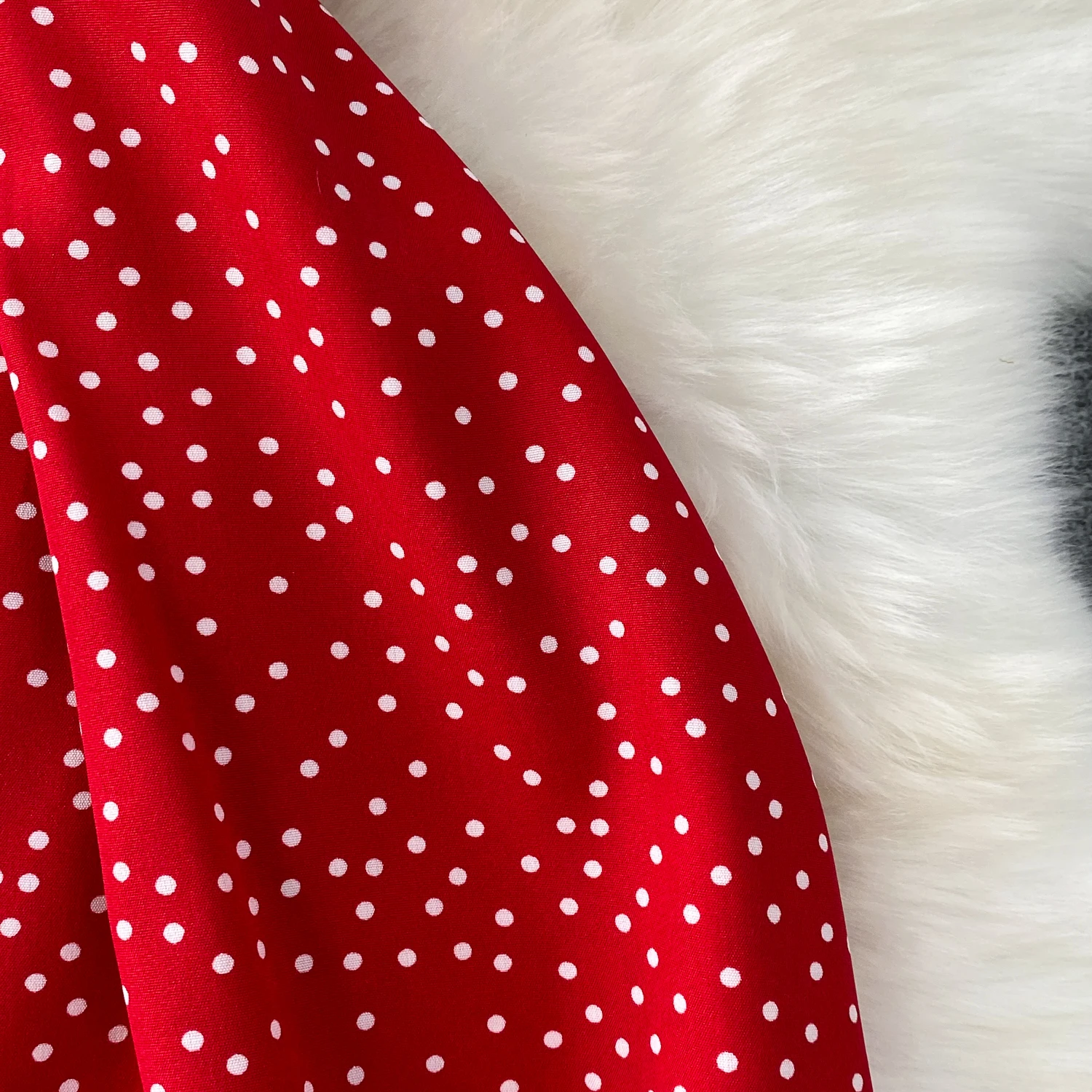 Summer Women Polka Dot Long Dress Vintage V-Neck Flying Sleeve High Waist Single Breasted A-Line Casual Vestidos Female Robe New