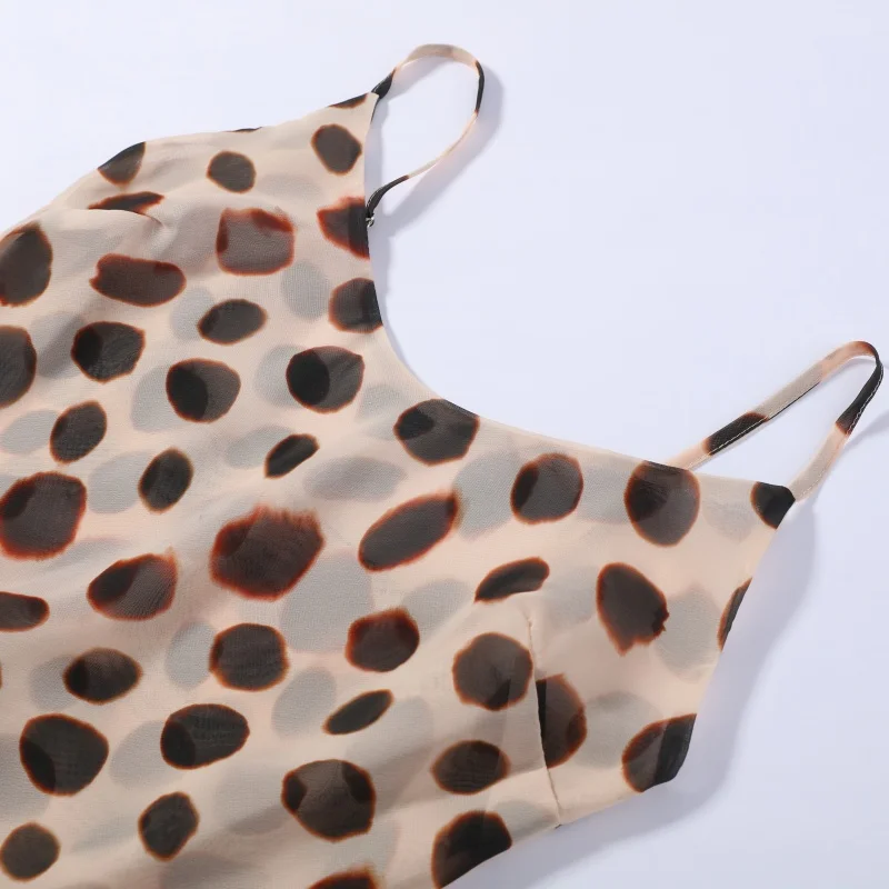Fashion Polka Dot Patchwork Vestido Women Elegant Spaghetti Strap Slim Fit Bodycon Dresses Summer Vacation Date Club Outfit 2026