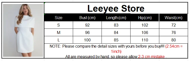Elegant Solid Shawl Mini Dress Women Chic Half High Collar Waist Cinching A-line Short Dresses 2026 Lady Party Evening Gown New