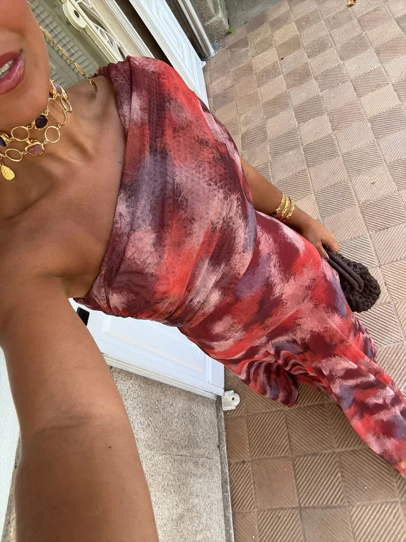 Vintage Off Shoulder Printed Maxi Dress Women Sleeveless Chiffon Ruched Long Dress Elegant Vacation Wedding Guest Party Vestidos