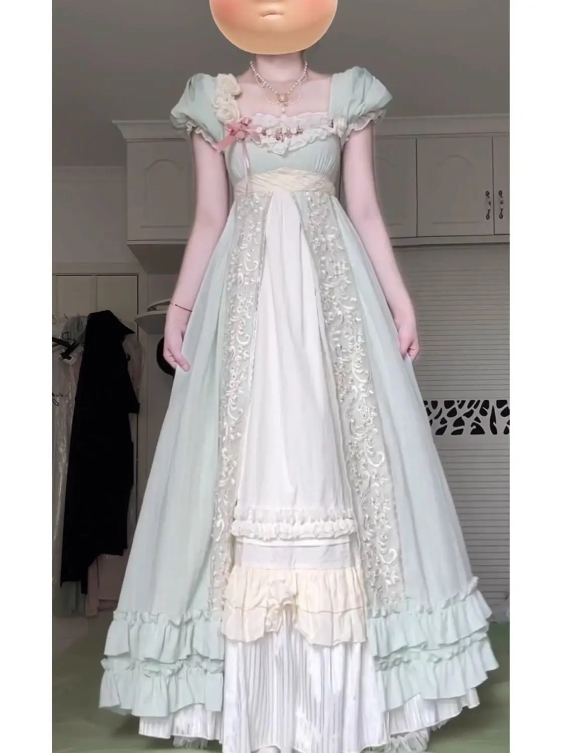 MAGOGO Green eco-style imperial lolita dress, Lolita princess dress
