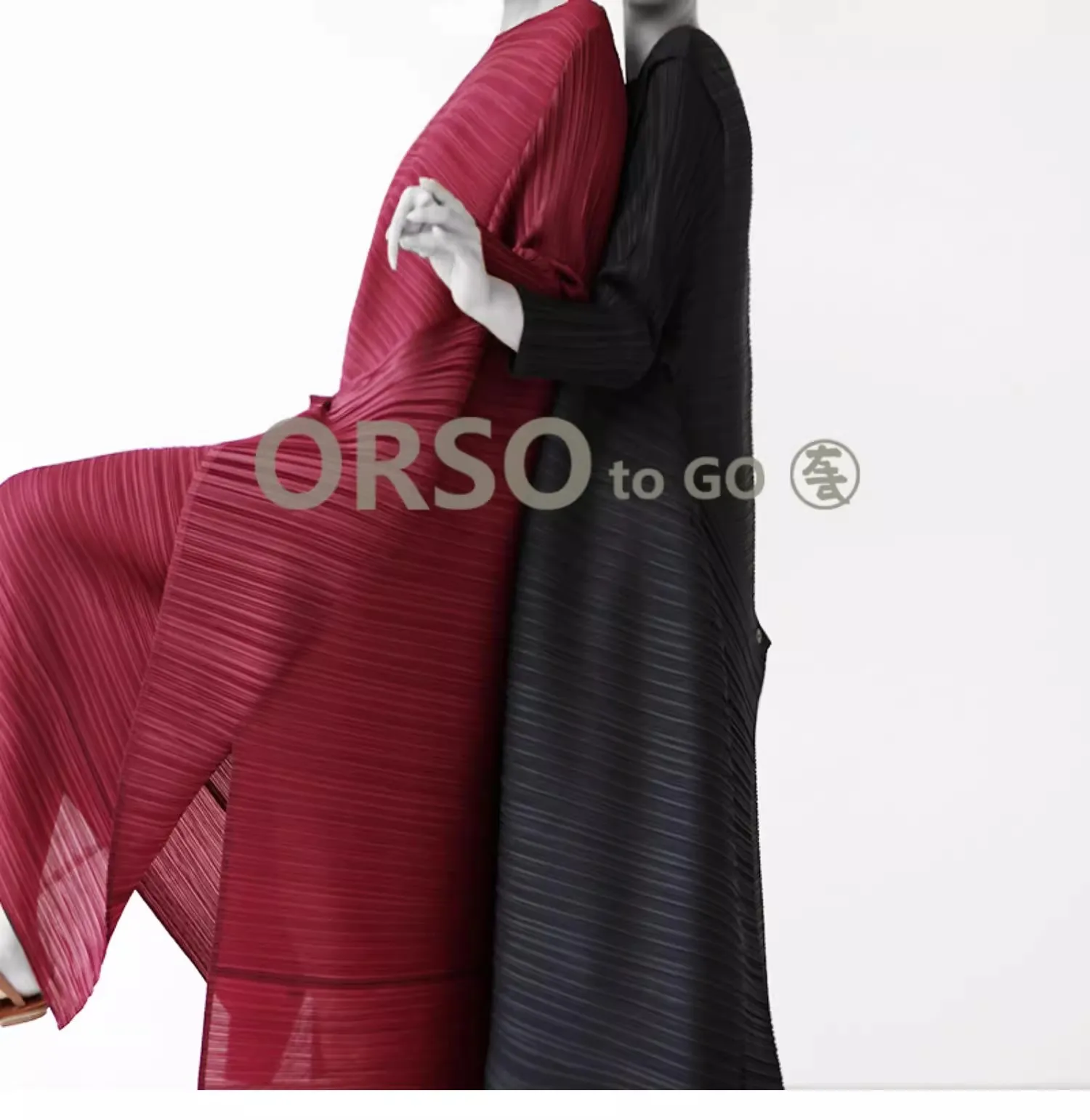Miyake Pleated Original Design Large Size Dress Women's Spring Summer New Korean Style Causal Long Loose Clothes