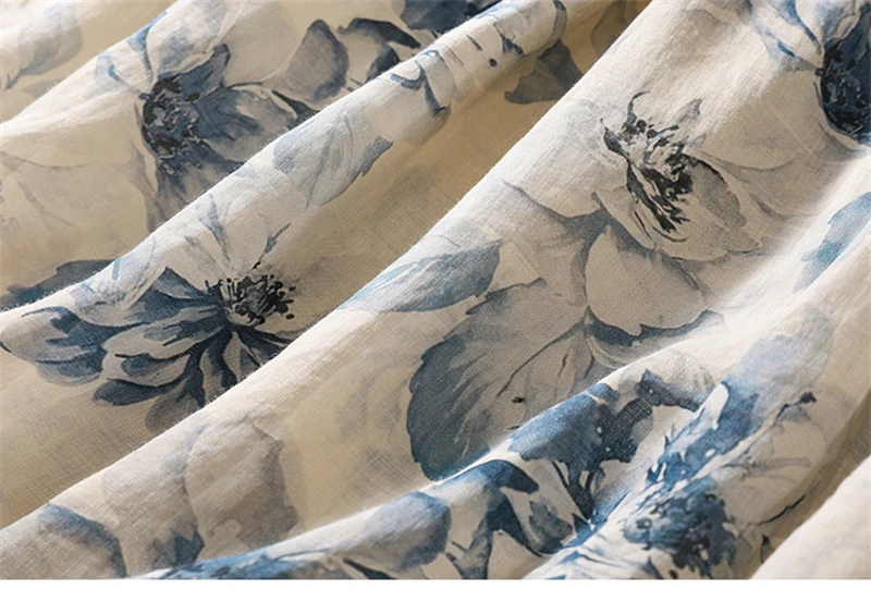 Short Sleeve Print Vintage Long Dresses For Women 2026 New Summer Fashion Casual Loose Dress Femme Robe Vestidos Elegant Clothes