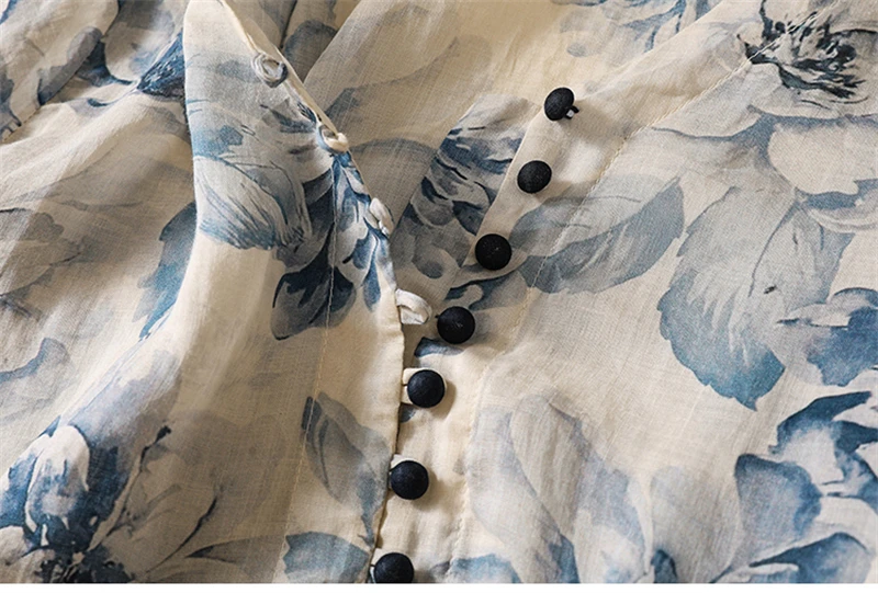 Short Sleeve Print Vintage Long Dresses For Women 2026 New Summer Fashion Casual Loose Dress Femme Robe Vestidos Elegant Clothes