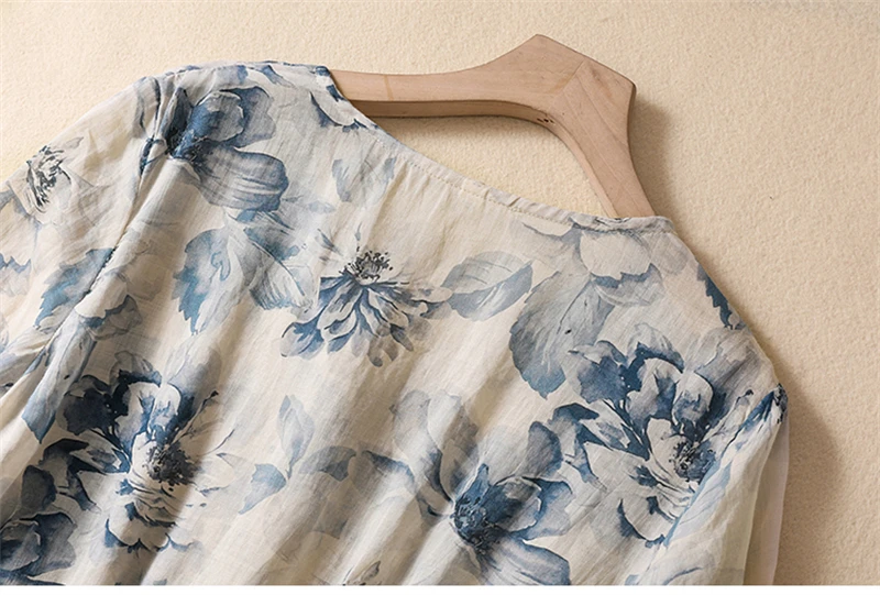 Short Sleeve Print Vintage Long Dresses For Women 2026 New Summer Fashion Casual Loose Dress Femme Robe Vestidos Elegant Clothes