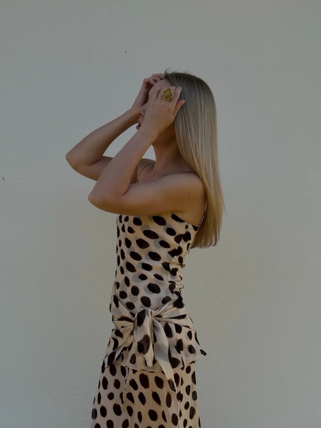 Women Trendy Animal Print Slip Dress V-neck Ruched Drawstring Sexy Maxi Dresses Beach Stylish Retro Vacation Summer Party Outfit