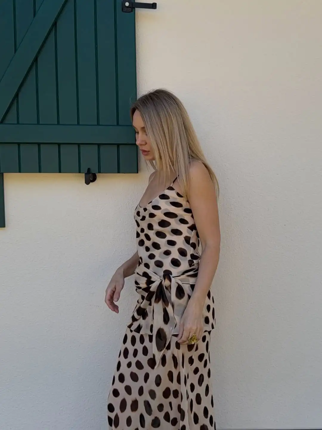 Women Trendy Animal Print Slip Dress V-neck Ruched Drawstring Sexy Maxi Dresses Beach Stylish Retro Vacation Summer Party Outfit