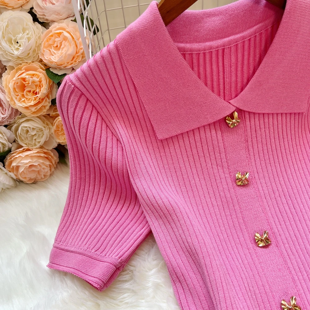 YuooMuoo Brand Fashion Elegant Patchwork Knitted Long Dress Spring Summer Women Luxury Shirt Sweater Dress Lady Party Vestido