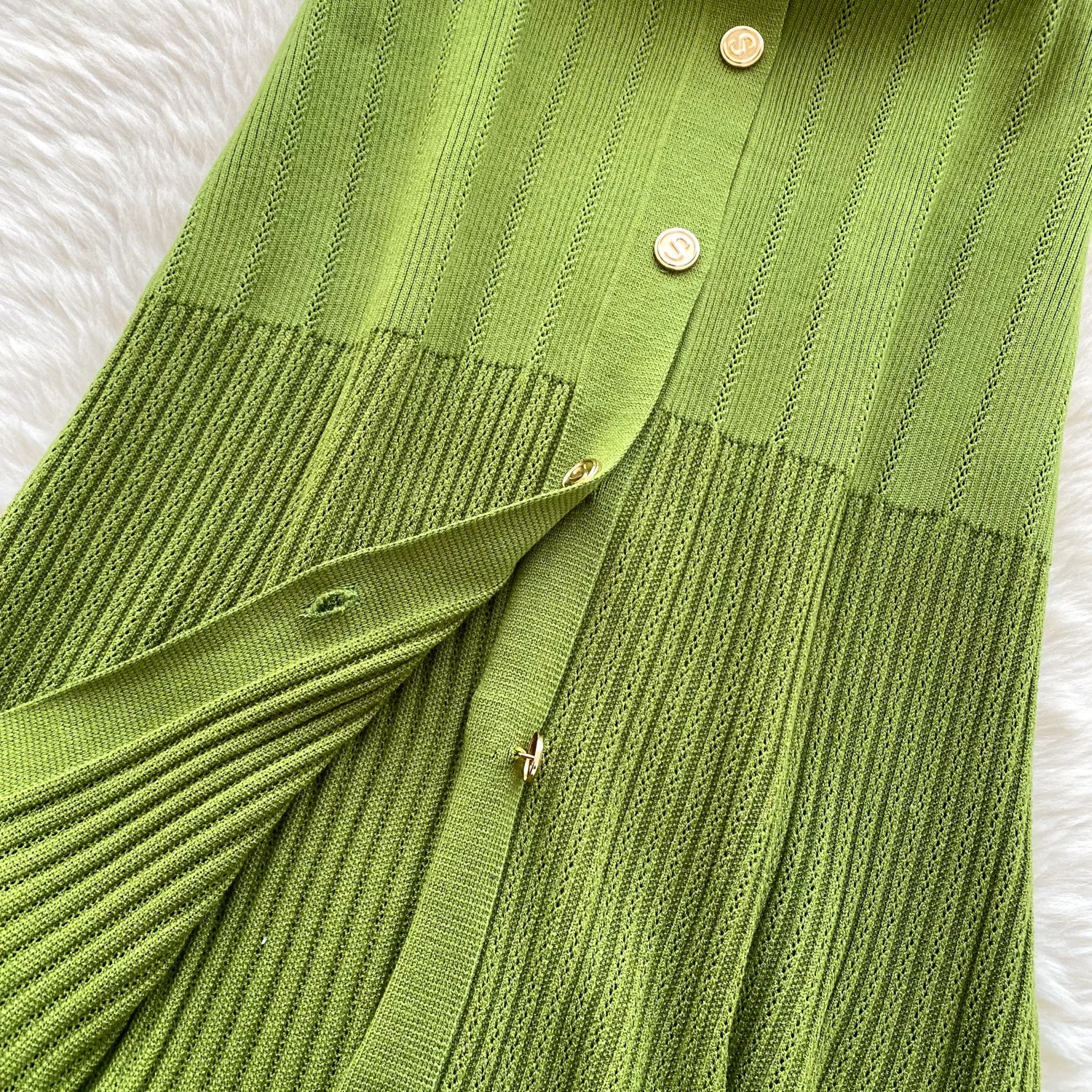 SINGREINY Summer OL Knit Dress 2025 Women V Neck Button Design Slim Mermaid Sundress Fashion Elastic Solid Bohemian Long Dress