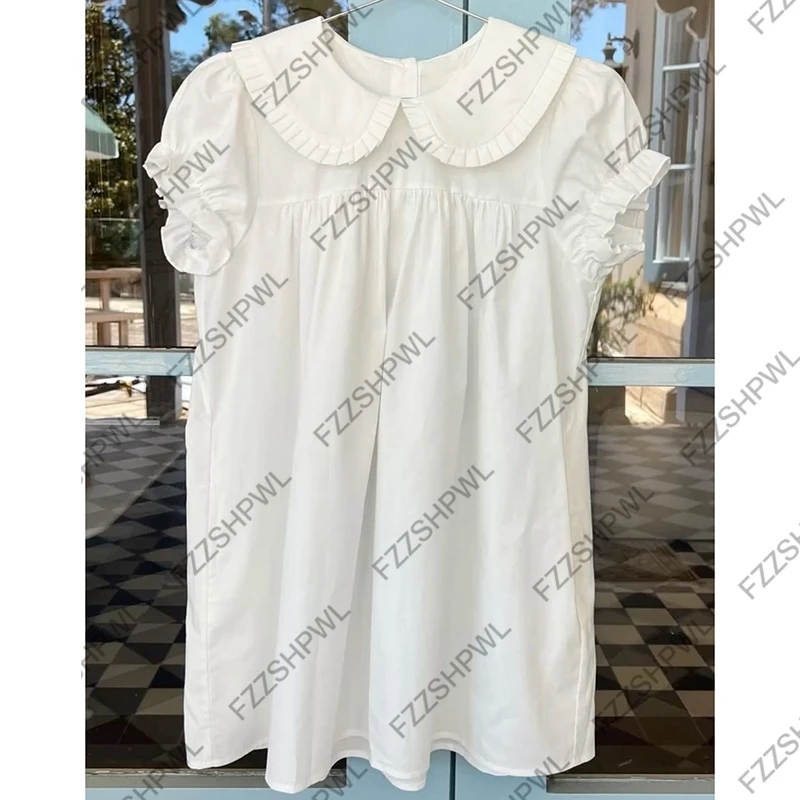 Peter Pan Collar Harajuku Sweet Style Y2K Dress Vintage vibe Punk Casual A-line skirt Fashion Spicy Girls Cleanfit Mini Skirt