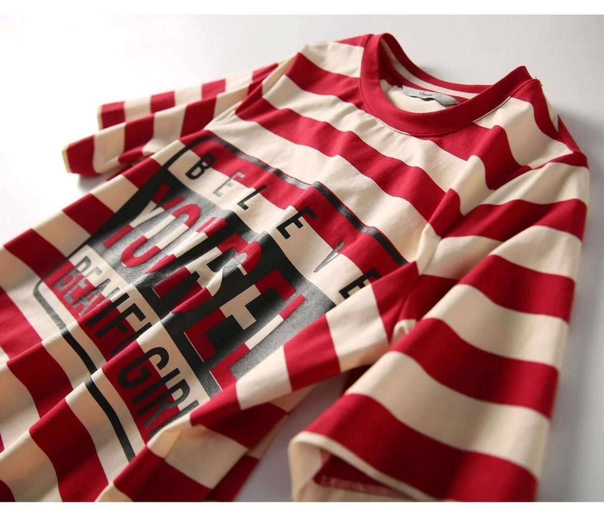 Striped Print Short Sleeve Midi Dress Summer Aesthetic Clothes Korean Fashion Casual Harajuku Dresses for Women 2023 Vestidos