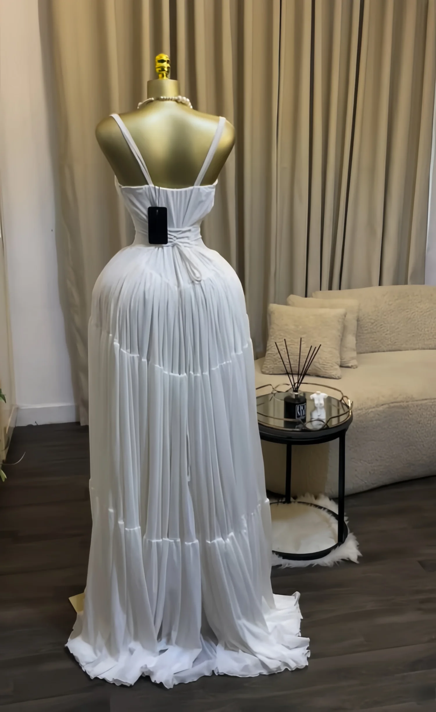 CM.YAYA 2026 Fall Winter Women Long Sleeve Halter Big Swing Long Maxi Dress Evening Birthday Trendy Sexy Vacation Party Dresses