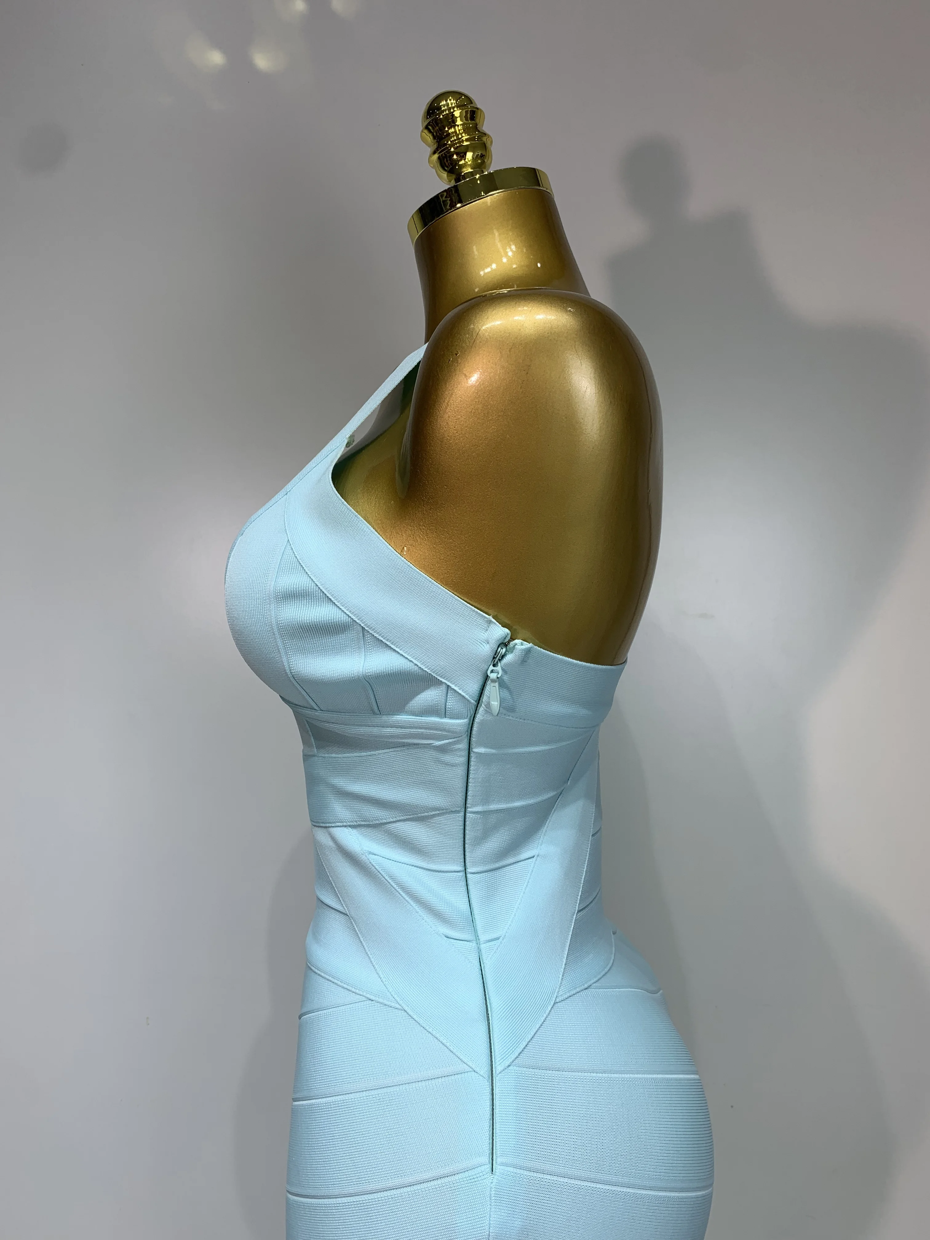 Women Sleeveless Sexy V-neck Tassel Bodycon Bandage Dress Celebrity Elegant Evening Party High Quality Club Birthday Dress