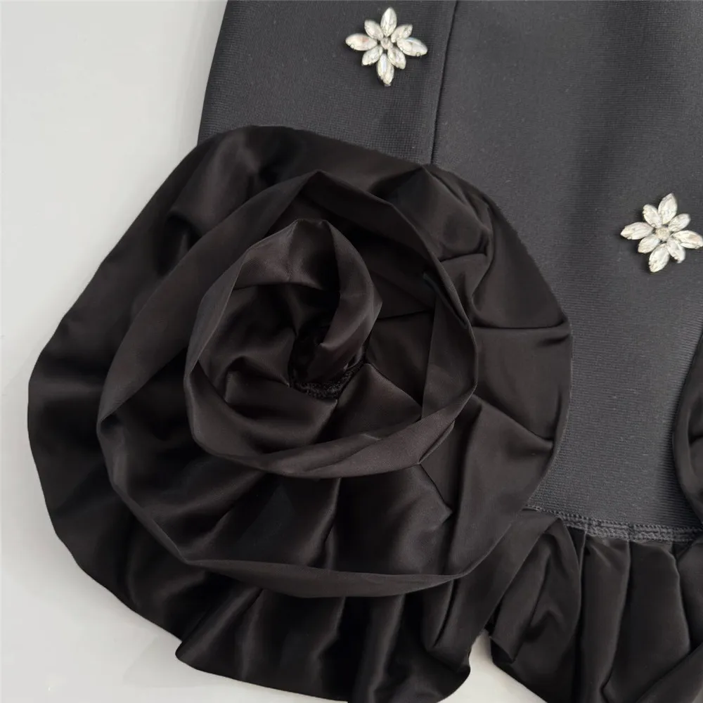 Women Sexy Ruffles Summer Clothing 2025 New Sleeveless Bandage Dress Club Party Mini Dresses