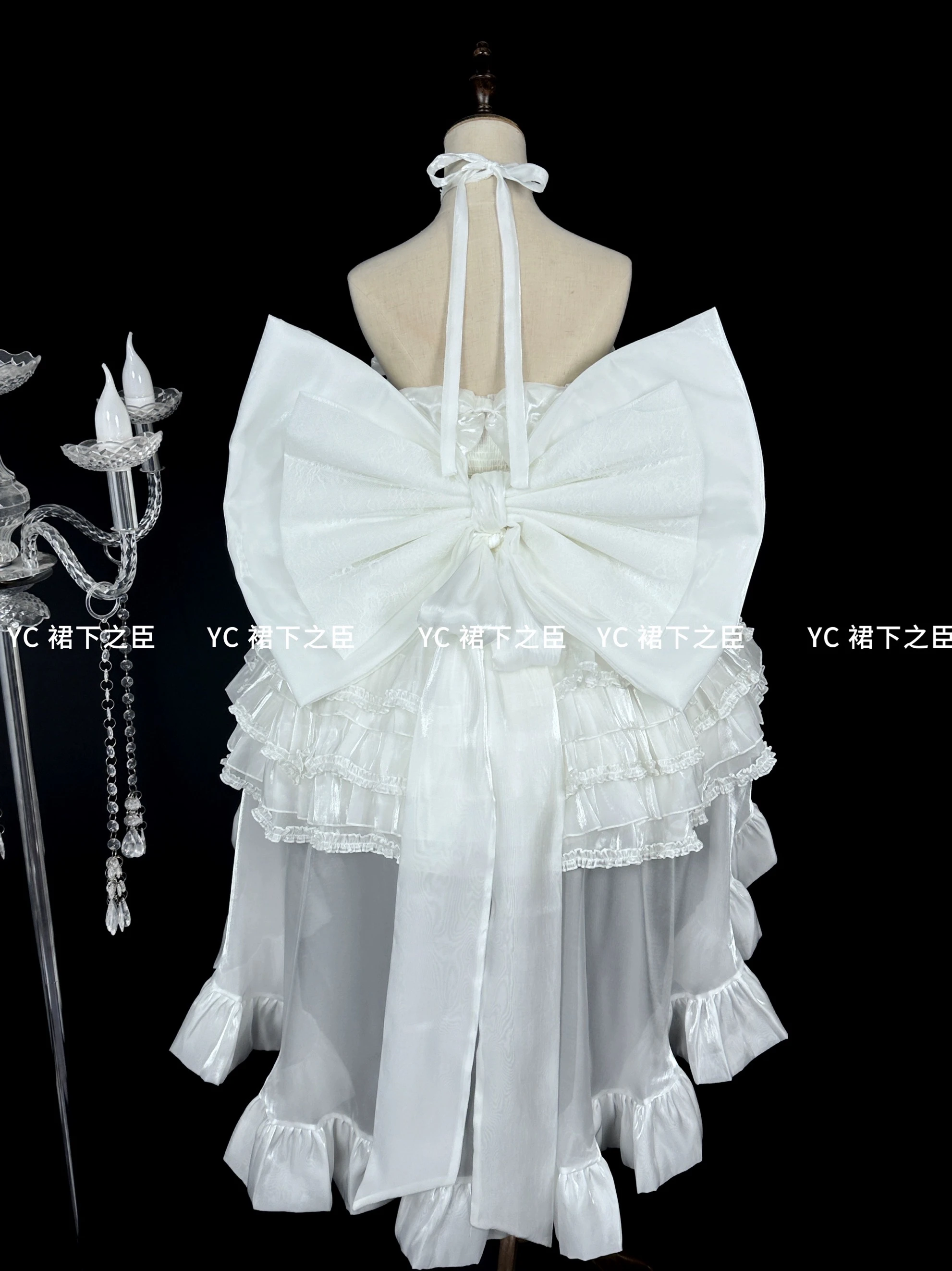Women's White Angel Princess Fairy Dress Sweet Bow Off Shoulder Slim Strapless Trailing Dress Party Evening Dresses 2024 New
