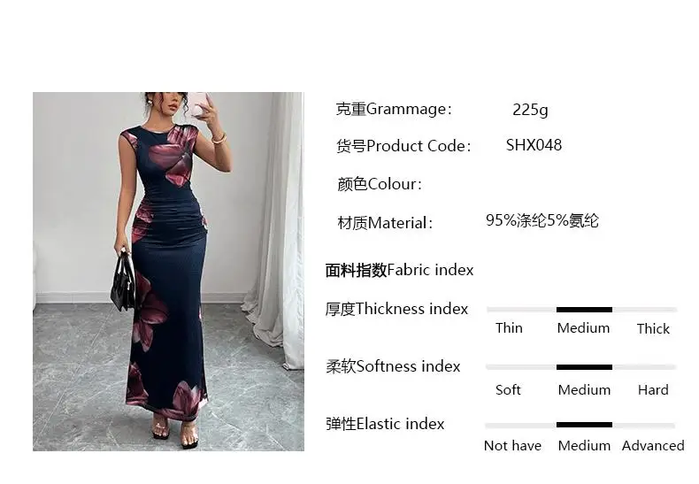 Sexy Bodycon Maxi Dresses For Women 2025 Summer Fashion Sleeveless O-neck Slim Long Party Dress Elegant Vestidos