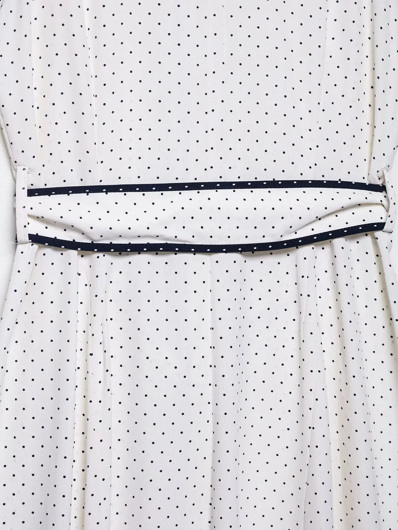 HH Woman Elegant Sleeveless Single-breasted Midi Dress Summer Female Lapel White Polka Dot Shirt Style Chart Dress Mujer