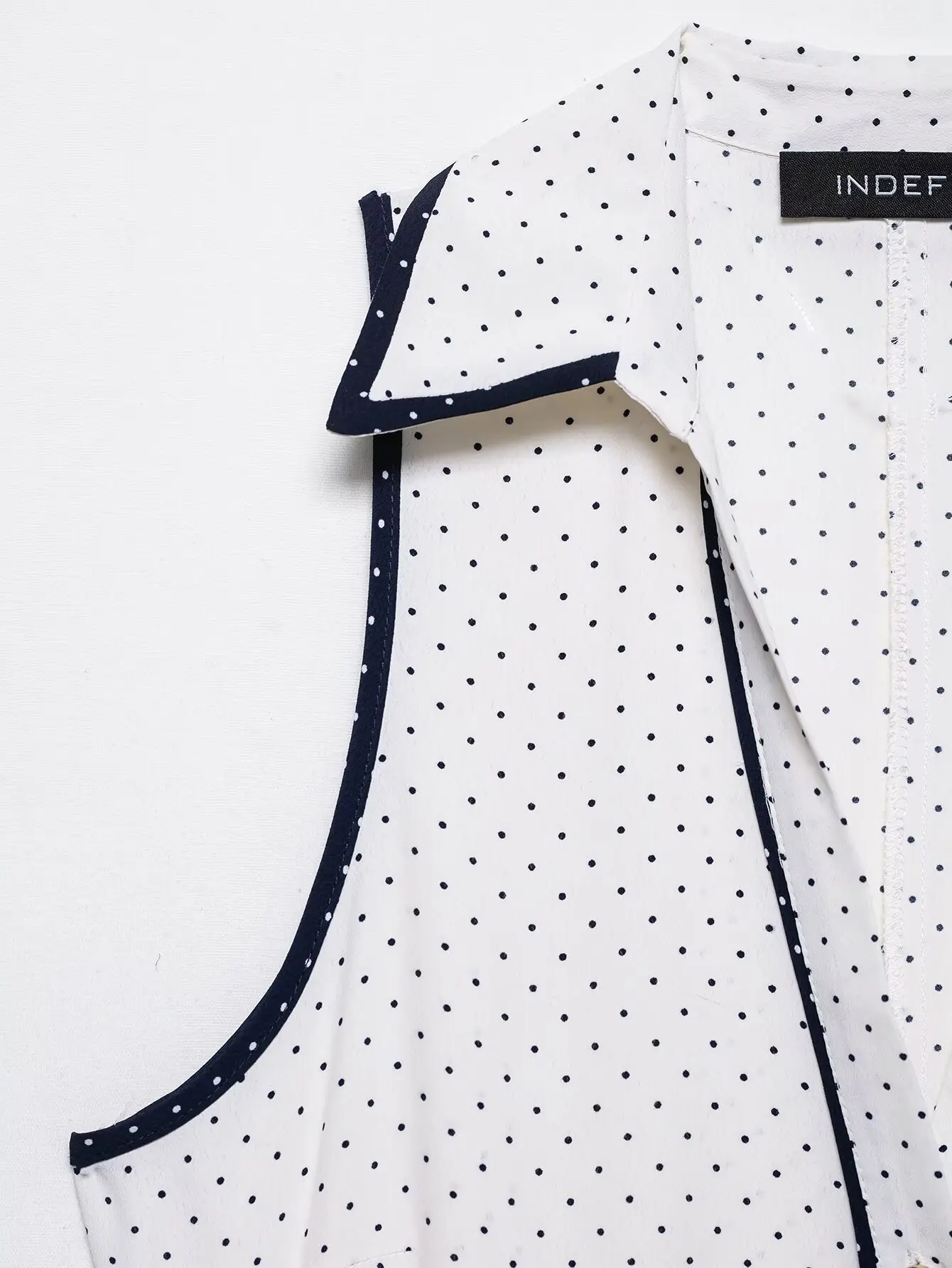 HH Woman Elegant Sleeveless Single-breasted Midi Dress Summer Female Lapel White Polka Dot Shirt Style Chart Dress Mujer