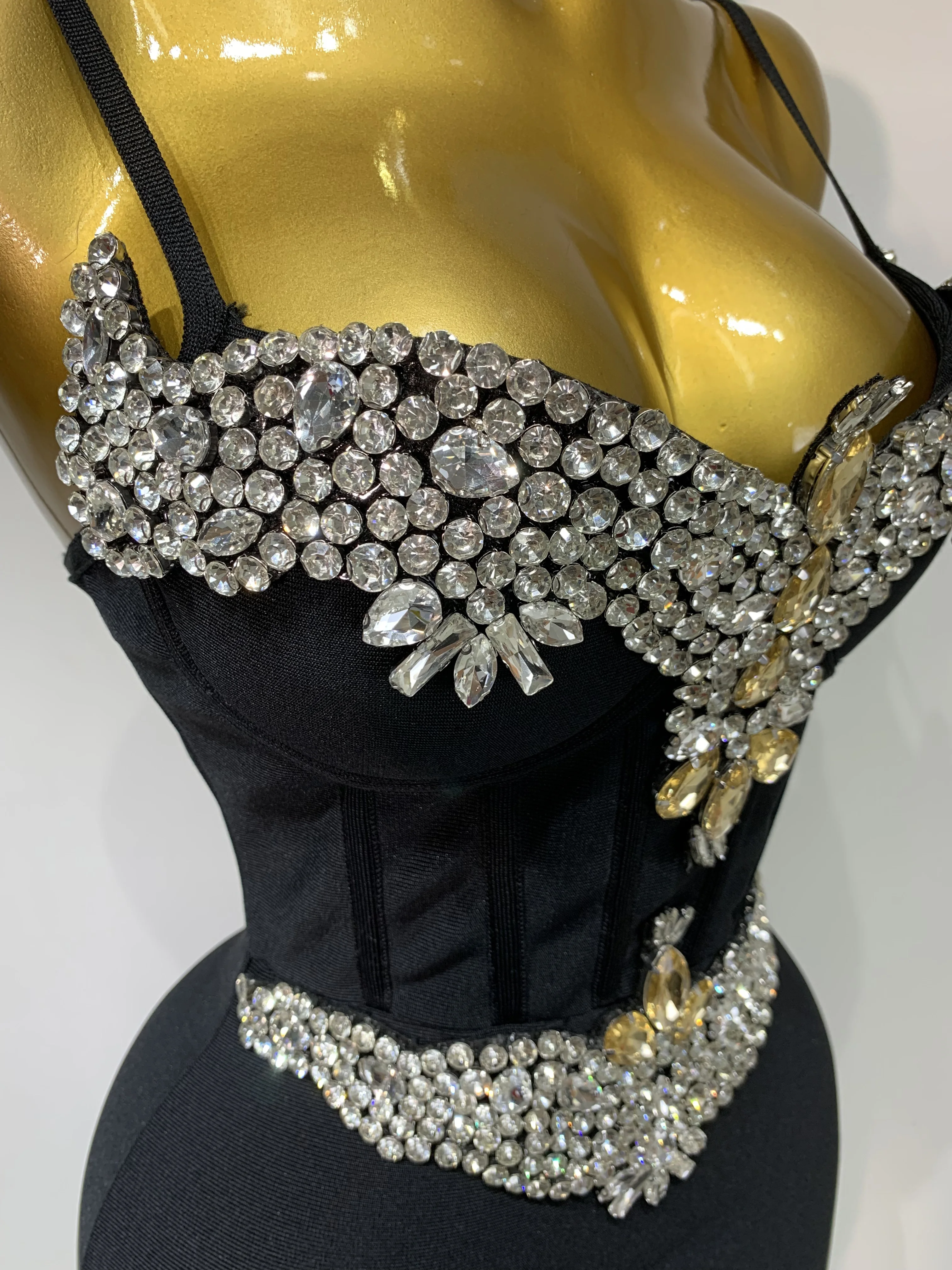 Women Bodycon Bandage Dress Wedding Sexy Backless Luxury Rhinestone Clothes Nightclub Evning Party Birthday Maxi Long Dresses