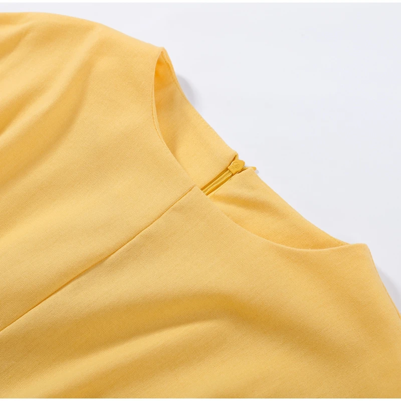 Casual Pleated Women's Dress Solid  Long Sleeve O-Neck Waist-Closed Lace-Up Dresses 2026 Chic Female Vacation Holiday Robe