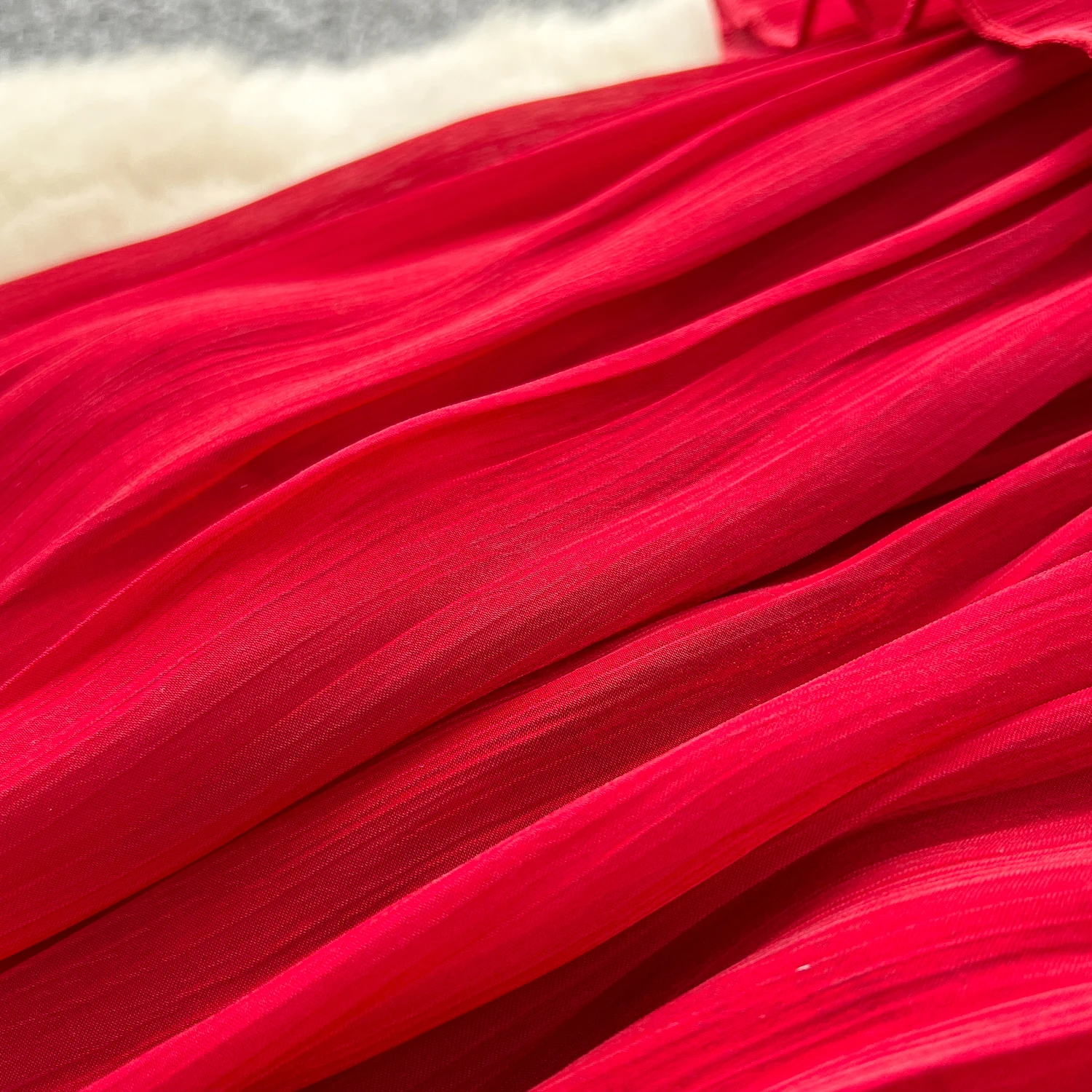 Vintage Elegant Spliced lace-up ruffle slim Dress Korean Fashion Long dress hotsweet Women Fashion Dresses