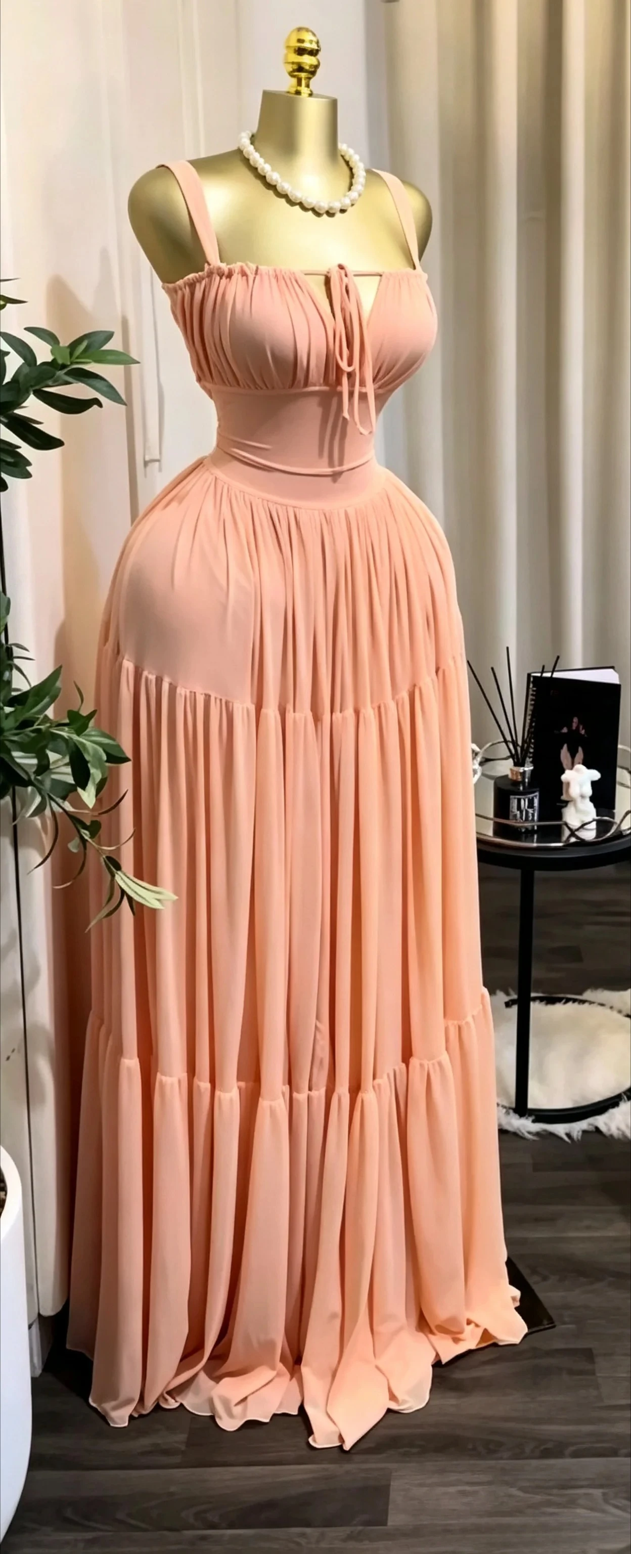 CM.YAYA 2026 Summer Women Strap Sleeveless Big Swing Long Maxi Dress Cocktail Evening Birthday Beach Sexy Vacation Party Dresses