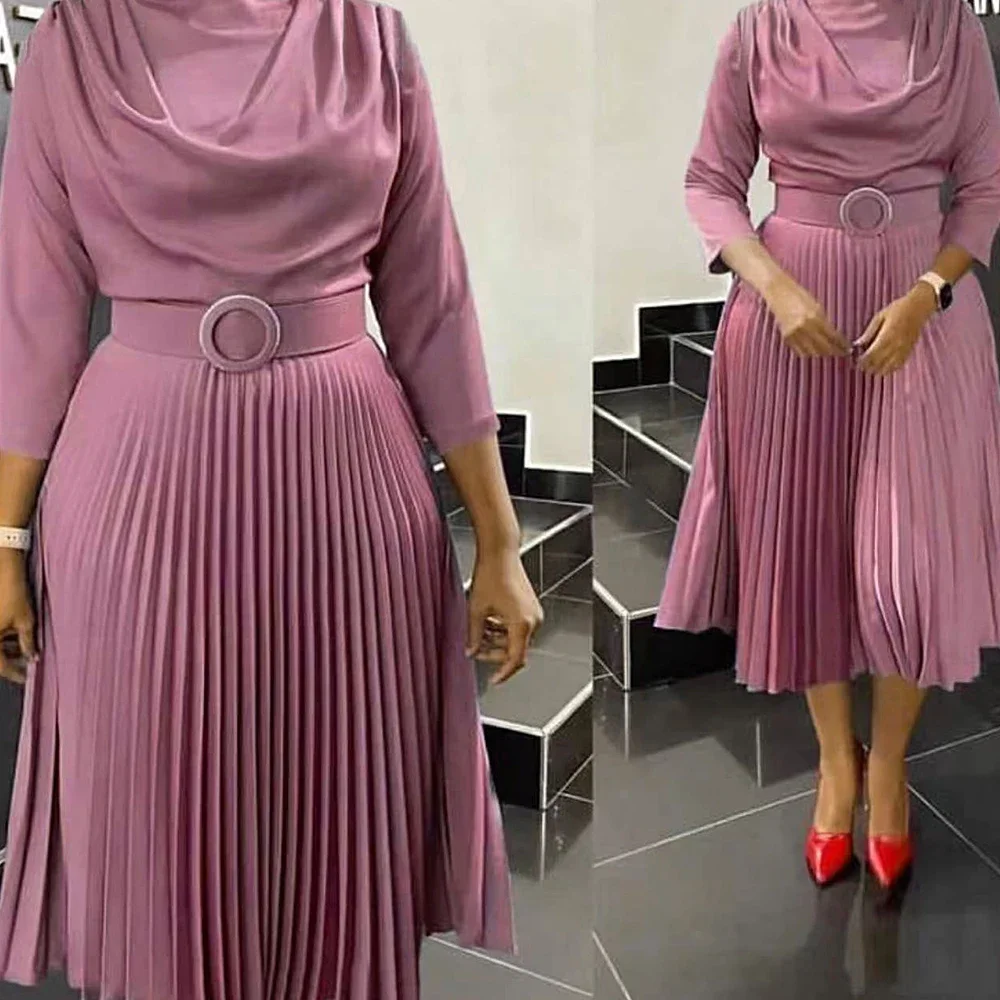 2025 Elegant African Dresses for Women Spring Africa Clothing Office Lady Party Slim Dress Dashiki Ankara Clothes for Women