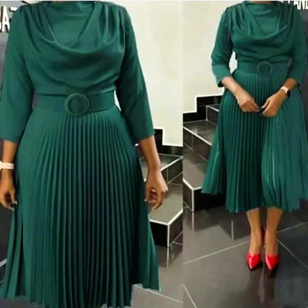 2025 Elegant African Dresses for Women Spring Africa Clothing Office Lady Party Slim Dress Dashiki Ankara Clothes for Women